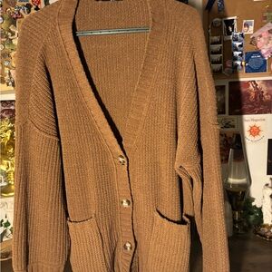 Bluenotes Tan Women's Cardigan